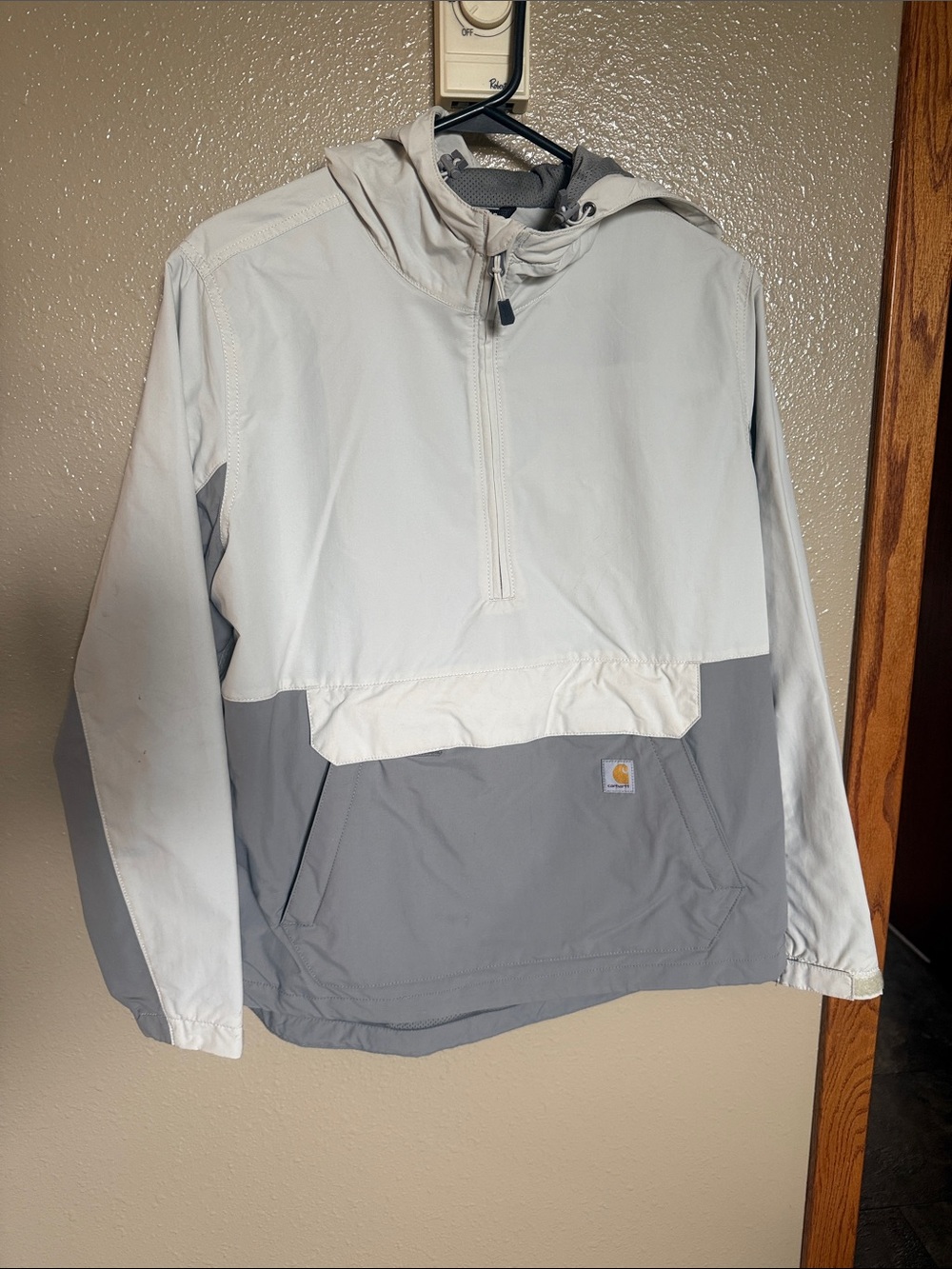 Carhartt Two-Tone Hooded Pullover - Light Gray & Gray